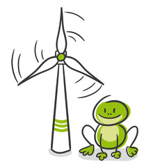 Stick Figure Series Green