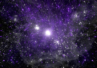 Fototapeta premium galaxy in a free space