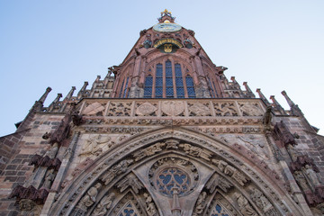 Frauenkirche am Hauptmarkt in Nürnberg, Deutschland