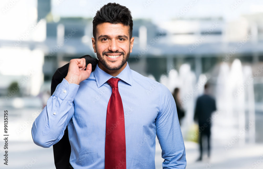 Wall mural Smiling manager portrait