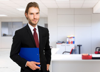 Handsome manager portrait