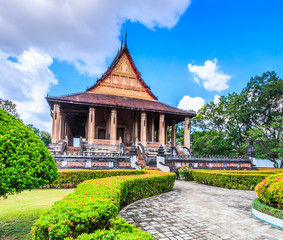 Obraz premium Haw Pha Kaew or Wat Pha Kaew in Vientiane of Laos