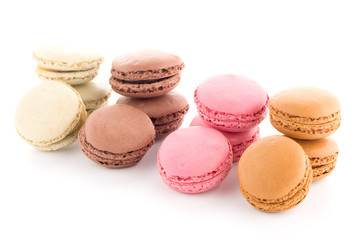 Colorful French Macarons