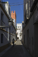 calles de la antigua judería de Sevilla, Andalucía