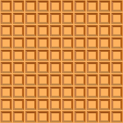 Wafer geometric seamless pattern. Fashion graphic background design. Modern stylish texture. Golden waffle template. Can be used for prints, textiles, wrapping, wallpaper, website, blog etc. VECTOR