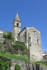 Fototapeta na wymiar Kirche in Motovun, Kroatien