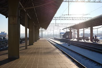 Printed roller blinds Train station Train Station