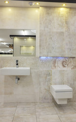 minimalist modern bathroom style of luxury interior