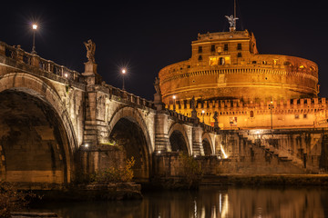 Rome, Italy: Hadrian's Mausoleum or Castle of  Holy Angel