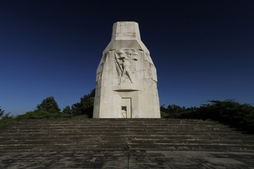 The monument to fallen Krajina soldiers at Banj hill, Banja luka