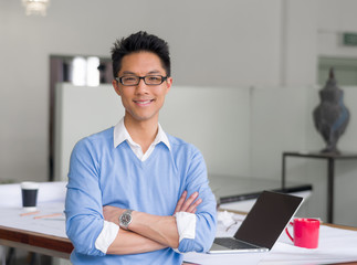 Portrait of young businessman