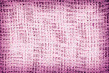 Natural sackcloth textured for background, pink colour
