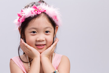 Kid with Flower Crown