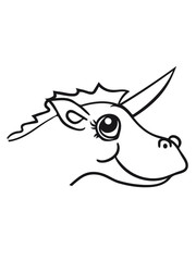 sweet little baby child cute unicorn pony horse face head