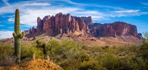 Abwaschbare Fototapete Arizona Aberglaube Berge Arizona