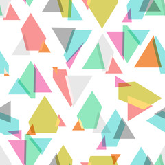 colored geometric seamless background