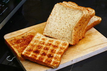 toasted whole wheat bread