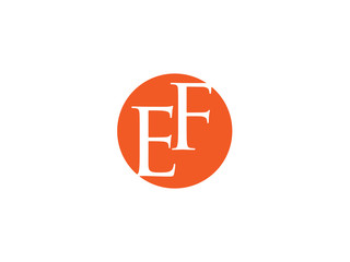 Double EF letter logo