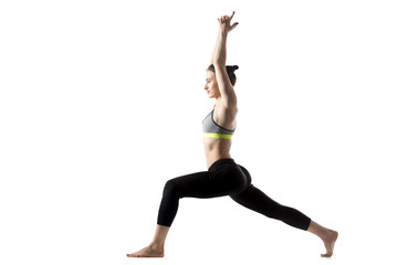 Naklejka premium Warrior 1 Pose