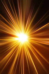 Bagliore di luce gialla