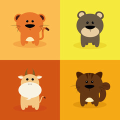 Cute Cartoon Animals