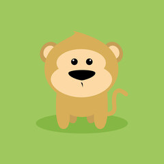 Cute Cartoon Monkey