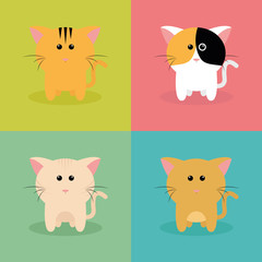Cute Cartoon cats