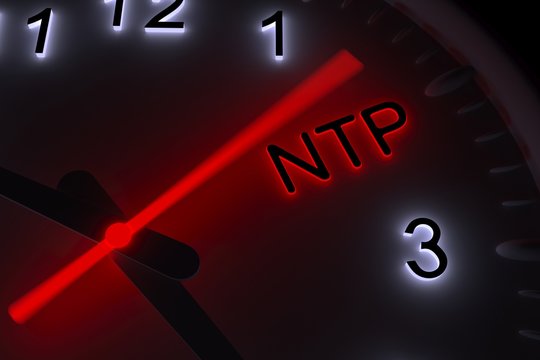 ntp in the form of the neon clock
