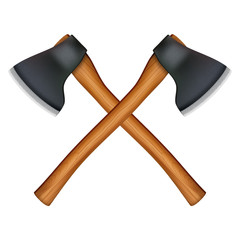 lumberjack axe symbol