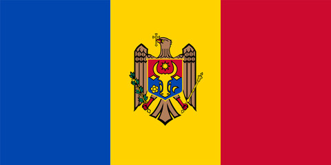 Standard Proportions for Moldova Flag