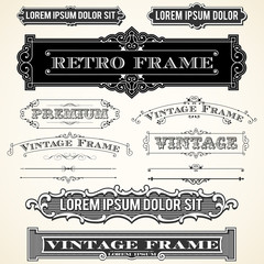 Vintage Labels and Ornaments  - 99161541