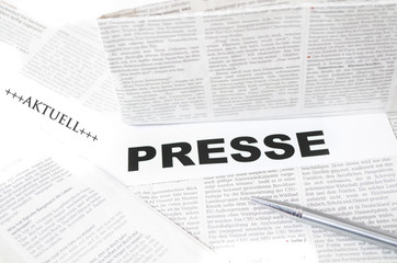 Obraz premium Presse, Pressestelle, Journalismus