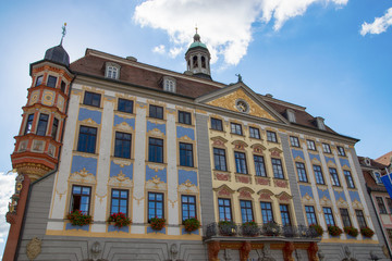 Fototapeta na wymiar Historisches Rathaus in Coburg, Deutschland