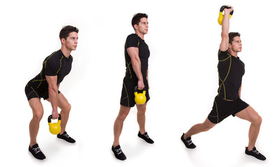Kettlebell, Snatch Split, exercices