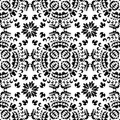 stock vector seamless orient floral pattern