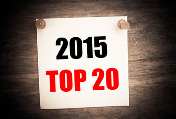 2015 Top 20 concept 
