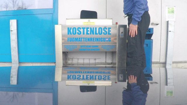 Fu&szlig;mattenreinigung