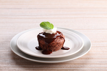 chocolate brownie.