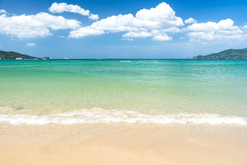 Fototapeta premium Phatong beach located Phuket province ,Thailand