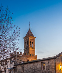 Fototapeta premium Tower in Tuscan village of Bolgheri