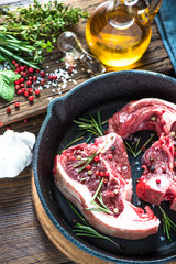 Seasoning lamb chops for frying