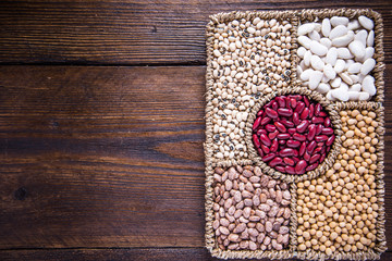 Beans selection background