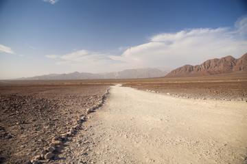 Fototapeta na wymiar Andes in the Nazca desert