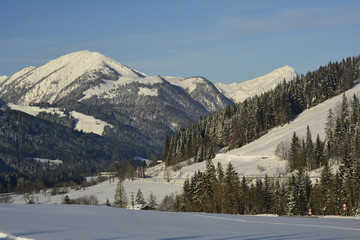 Fototapeta na wymiar Austria, Winter