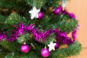 Decorated christmas tree