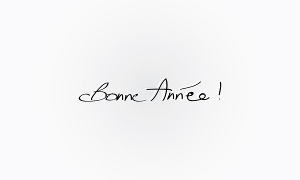 Bonne ann&eacute;e !