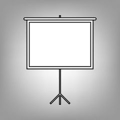 Projection screen icon