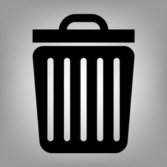 Trash flat icon