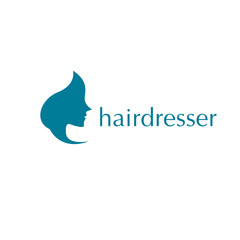 Hairdresser Silhouette Logo