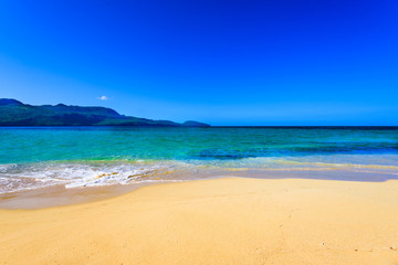 sandy sea beach